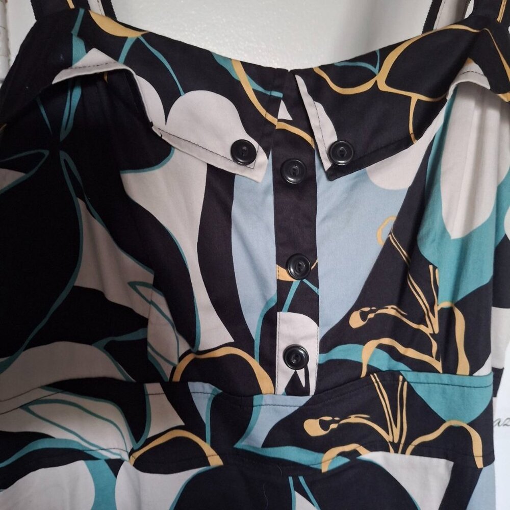 Mexx Abstract Floral Dress - Size UK 14  / US 10 - Picture 10 of 11